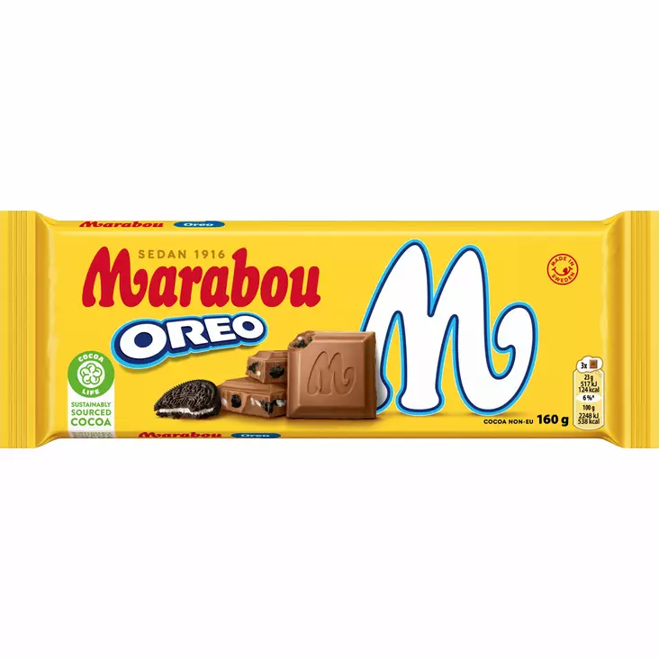 Marabou Oreo suklaalevy 160g - Suklaat - 7622202276859 - 1