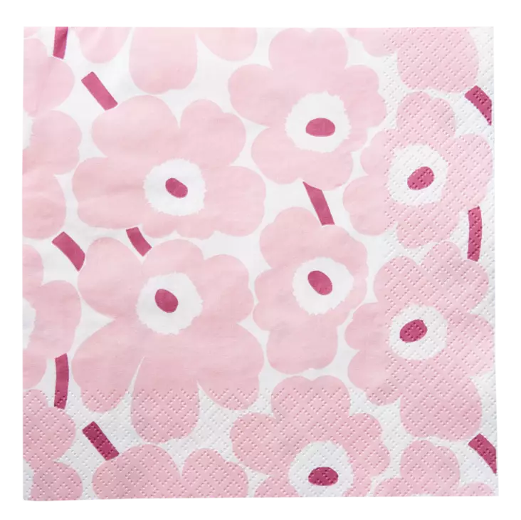 Marimekko Lautasliina Mini Unikko 33cm - Lautasliinat - 6411633140119 - 1