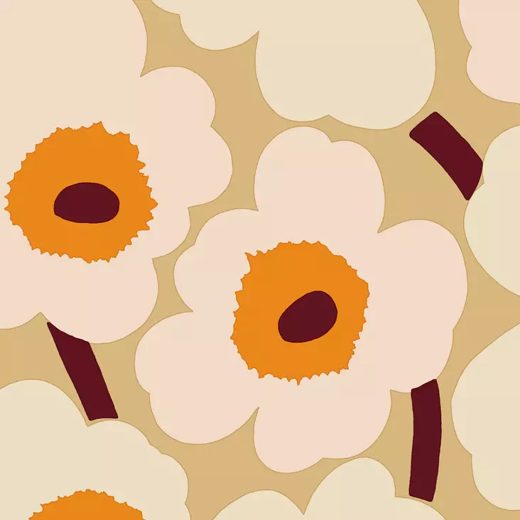 Marimekko Lautasliina Unikko 24cm - Lautasliinat - 6411632140509 - 1