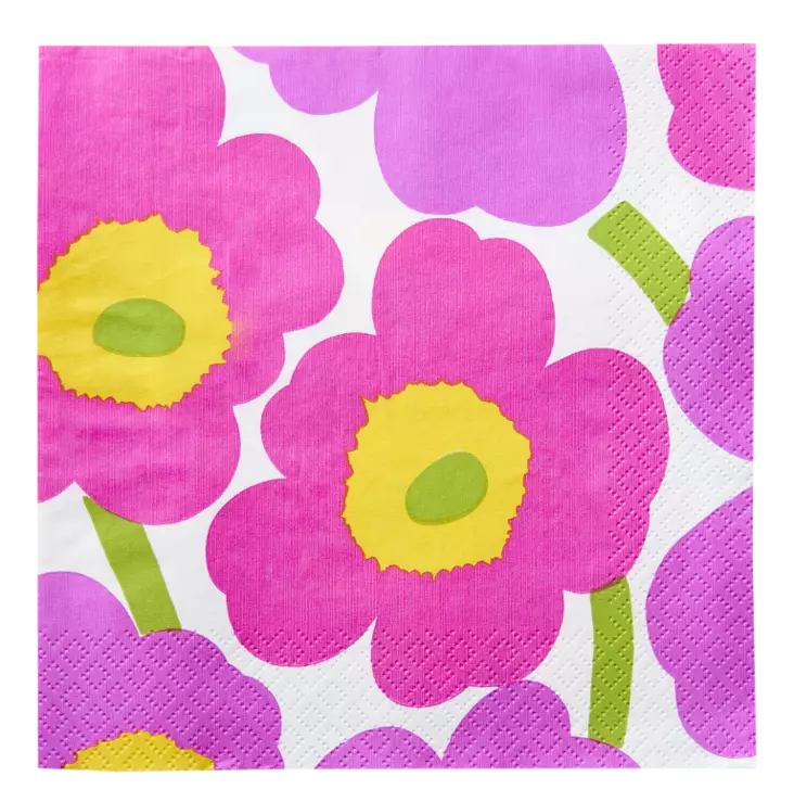 Marimekko Lautasliina Unikko 33cm - Lautasliinat - 6411633140089 - 1