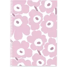 Marimekko Unikko kierrevihko A4 - Vihkot, lehtiöt, muistikirjat - 6438224121579 - 1
