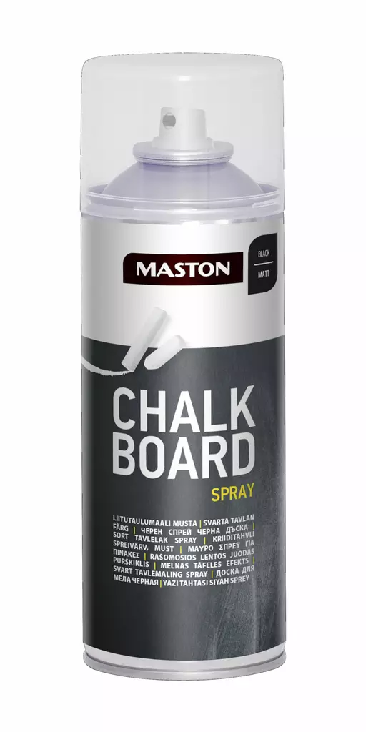 MASTON LIITUTAULUMAALI MUSTA 400ML - Spraymaalit - 6412490032609 - 2
