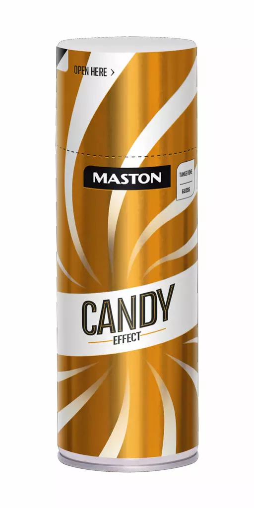 Maston Spraymaali Candy Effect Tangerine Orange 400ml - Spraymaalit - 6412490017149 - 2