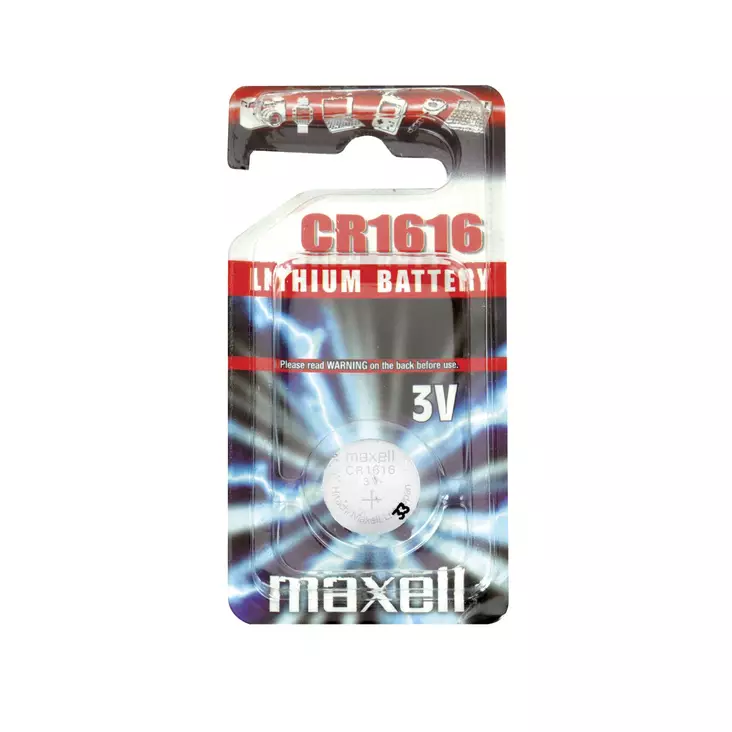 Maxell lithiumparisto CR1616 1kpl - Nappiparistot - 4902580102999 - 1
