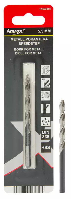 Metalliporanterä Hss 11,0mm speedstep - Metalliporanterät - 6420286914909 - 1