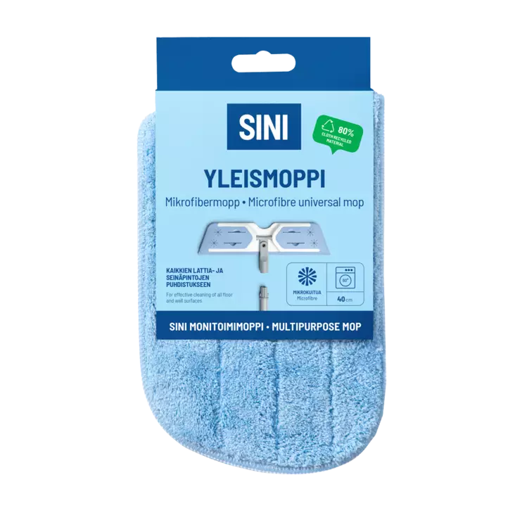 Sini Mikrokuitumoppi 40 cm - Lattiamopit ja vaihto-osat - 6423800034619 - 1