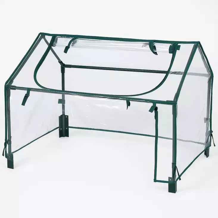 Minikasvihuone 120x80 cm - Kasvien ja pensaiden tuet ja kehikot - 6438168118529 - 1