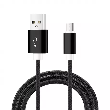 Mobia punottu kaapeli usb-c, 1m, musta - Puhelintarvikkeet ja laturit - 6430076520739 - 1
