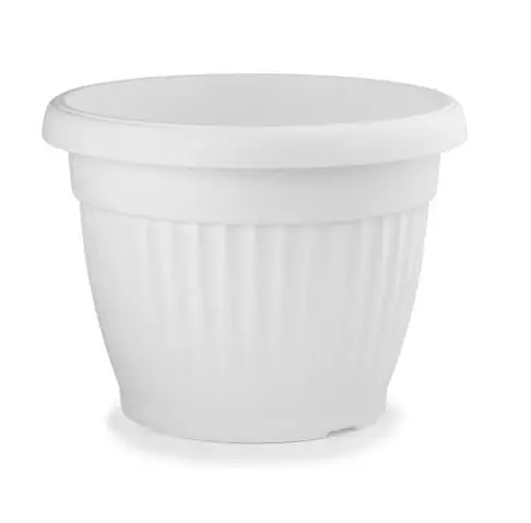 Muoviruukku valkoinen 25cm - Muoviruukut - 3838851365309 - 1