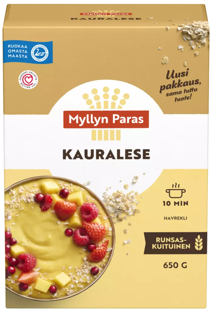 Myllyn Paras Kauralese 650g - Murot, myslit ja hiutaleet - 6417700053719 - 1