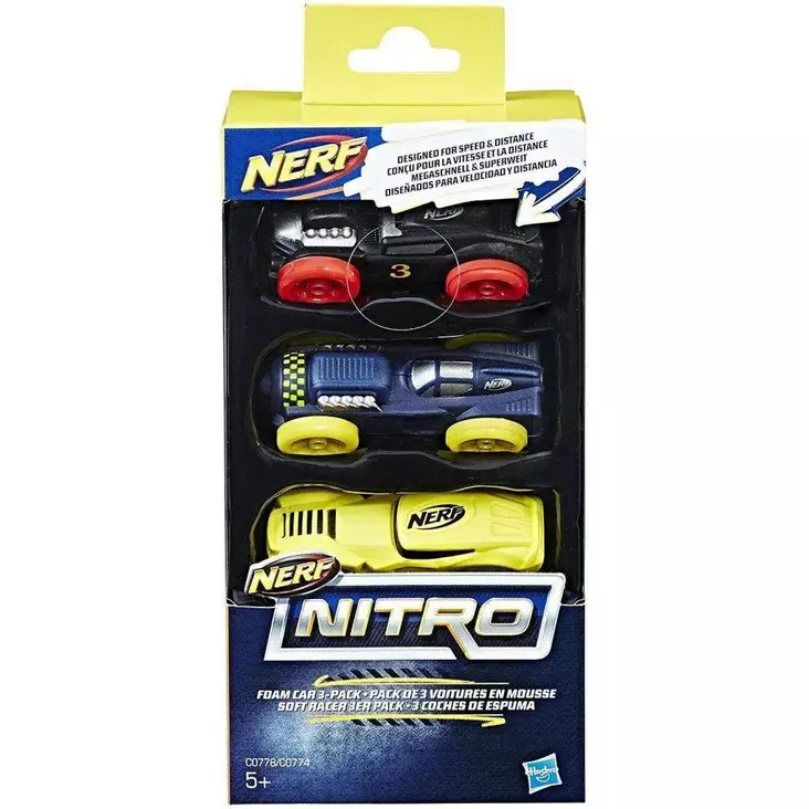 Nerf Nitro Foam car 3-pack - Leikkiautot ja kauko-ohjattavat autot - 5010993381289 - 1