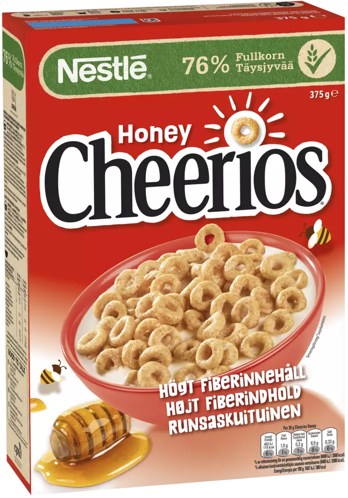 NESTLE HONEY CHEERIOS 375G - Kissat - 7613032222109 - 1