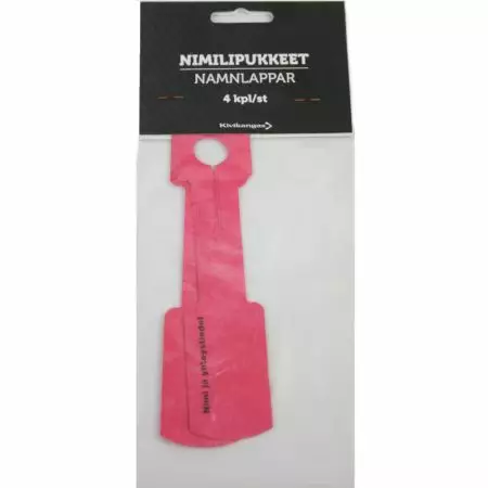 Nimilipukkeet pyydysmerkkeihin 4kpl - Pyydysmerkit ja verkkomerkit - 6418252132549 - 1
