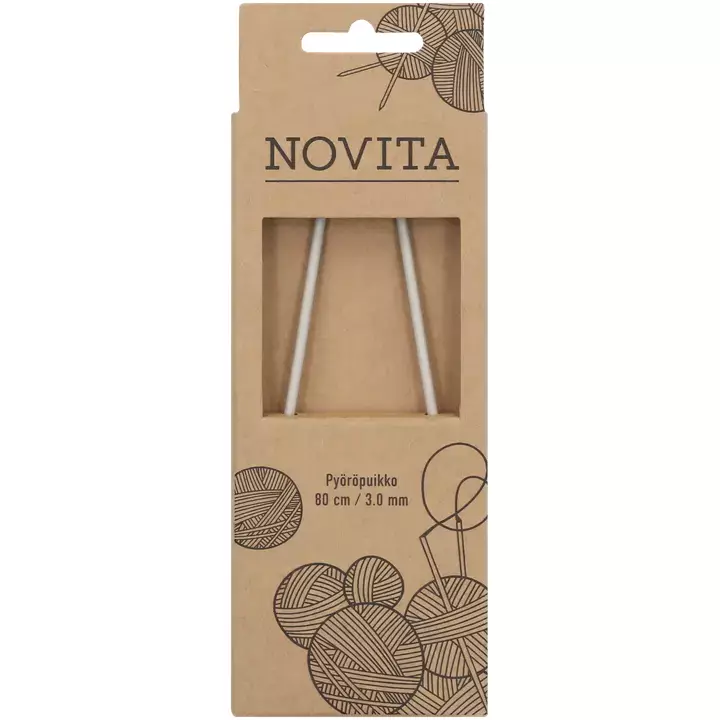Novita Pyöröpuikot 80cm 3mm - Puikot - 6412619683019 - 1