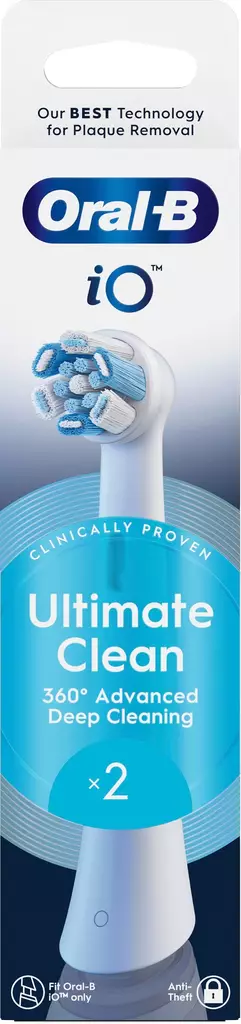 Oral-B iO Ultimate Clean White vaihtohar - Sähköhammasharjojen vaihtopäät - 8700216456869 - 1