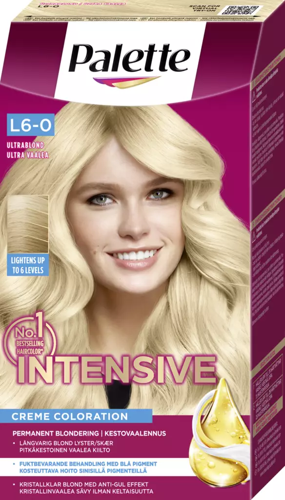 Palette L6-0 Ultra Blond kestovaalennus - Hiusvärit - 7332531122559 - 1