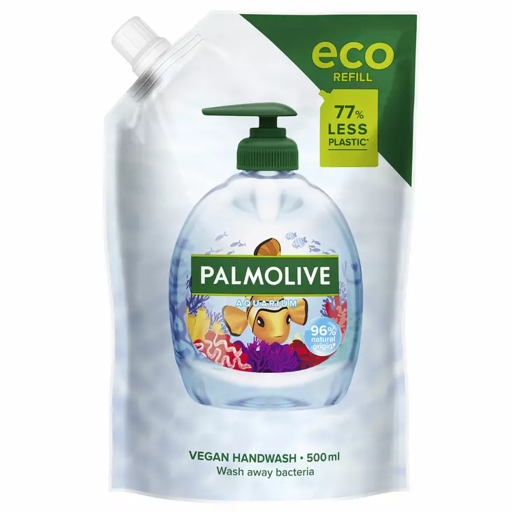 Palmolive Aquarium täyttöpussi 500ml - Nestesaippuat - 8714789510309 - 1