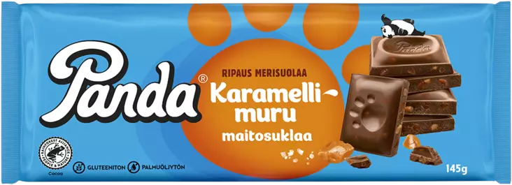 Panda karamellimuru maitosuklaa 145g - Suklaat - 6412500002929 - 1