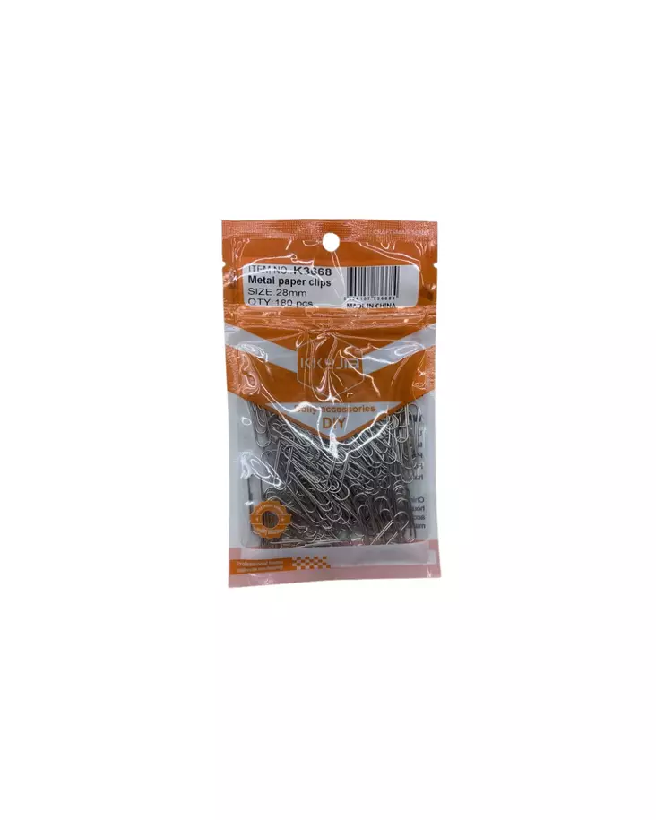 Paperiklemmarit 28mm 180kpl - Muut toimistotarvikkeet - 6438159387309 - 1