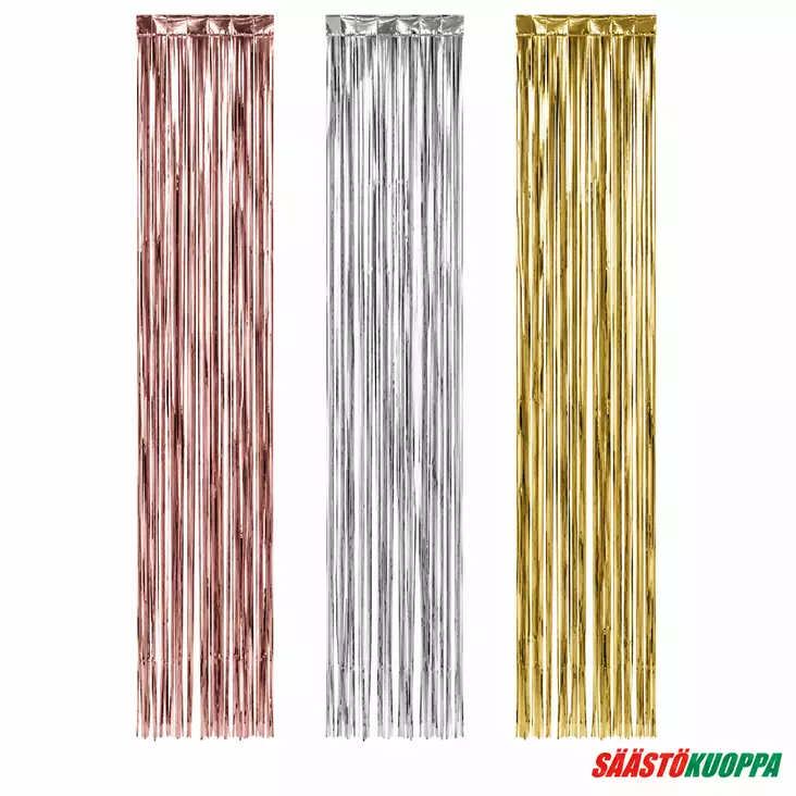 Party -oviverho 1 kpl, 200x20 cm - Telineet ja kuljetustarvikkeet - 6438159385459 - 1