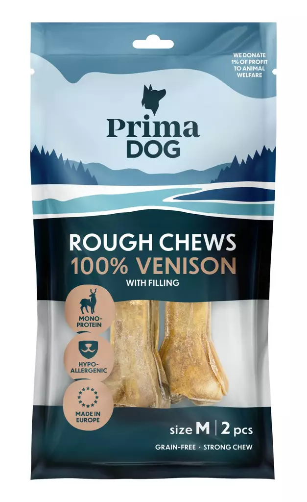 PD Rough Chews Riista täyteluu M 12cm76g - Koiran luut - 6438554011069 - 1
