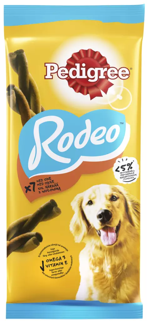 Pedigree Rodeo Härkää 123g - Koiran herkut - 5010394982849 - 1