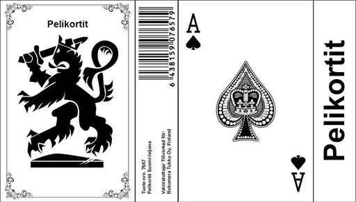 Pelikortit Suomi Leijona - Lautapelit ja seurapelit - 6438159076579 - 1