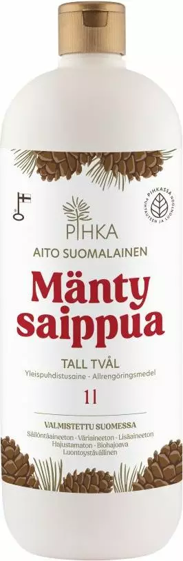 Pihka mäntysaippua 1l - Erikoispesuaineet - 6419642036119 - 1