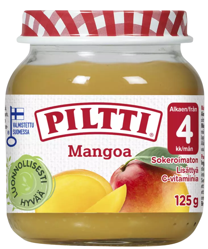 Piltti mangosose 125g 4kk - Lasten ruoka ja juoma - 6417900844209 - 1