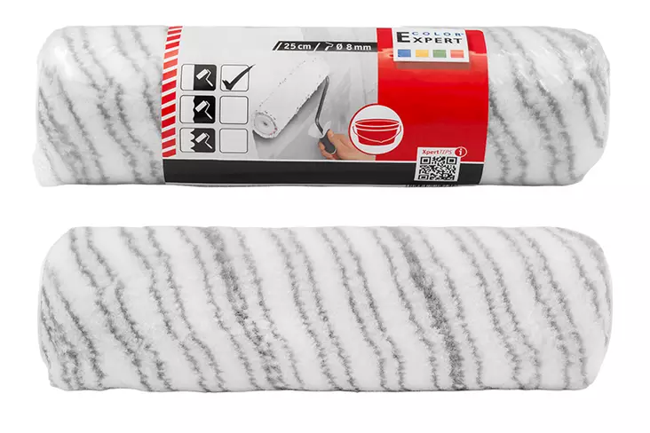 Pistotela hopearaita 12mm/250mm polyester - Maalaustelatelat ja jatkovarret - 4013307719649 - 1