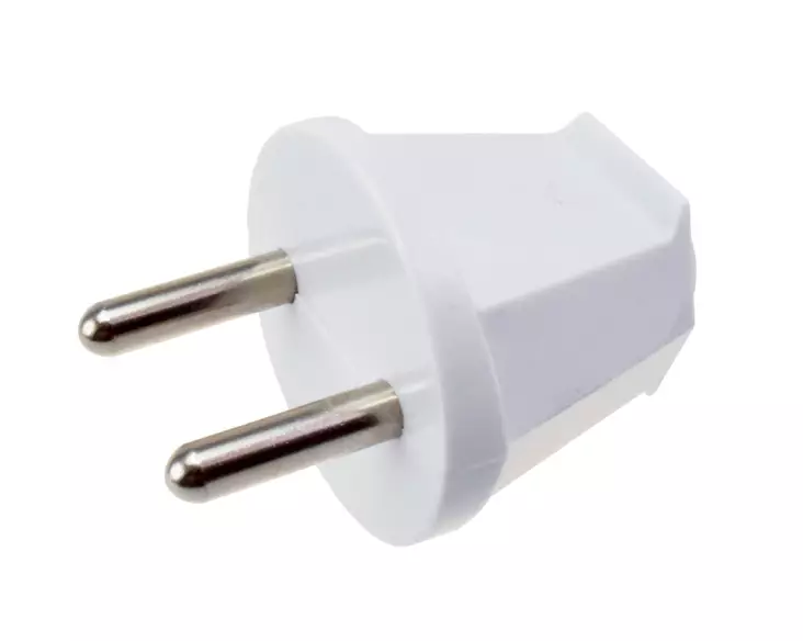 Pistotulppa maadoittamaton valkoinen - Pistotulpat - 6438140940209 - 1