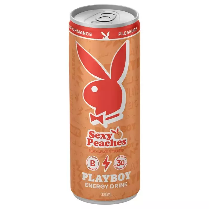 Playboy Sexy Peaches Energy Drink 330ml - Energiajuomat - 850070832069 - 1