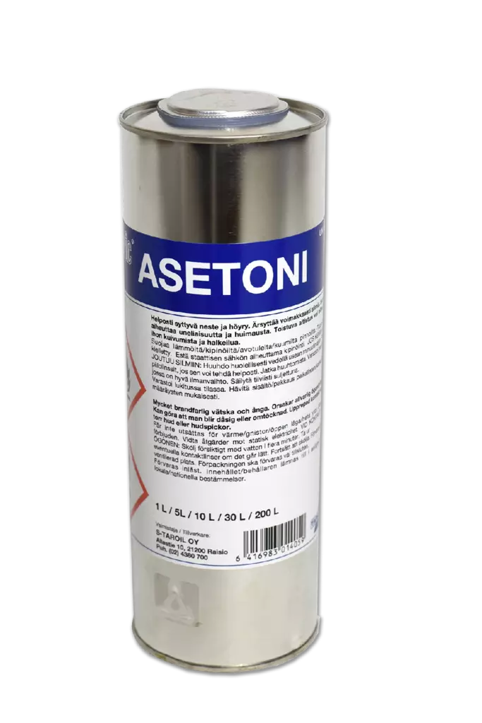 Polaric Asetoni 1L - Ohenteet ja liuottimet - 6416983014059 - 1