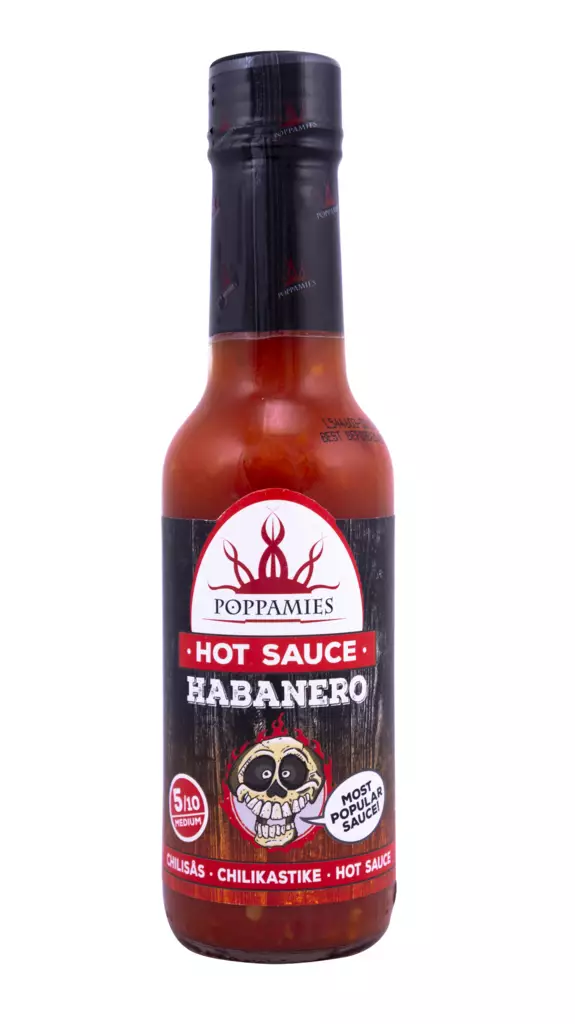 Poppamies habanero 150ml - Majoneesit,maustekastikkeet ja tahnat - 6430034010579 - 1