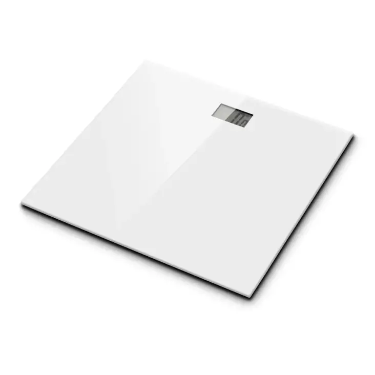 Prego Henkilövaaka lasi valkoinen - Kauneuden ja terveydenhoitolaitteet - 6430037751189 - 1