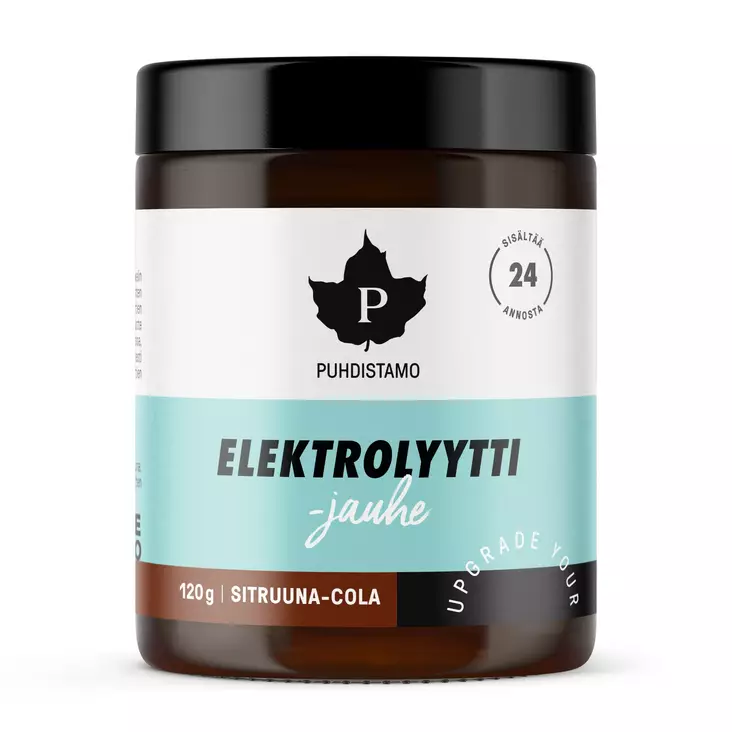 Puhdistamo Elektrolyyttijauhe Sitruuna-Cola 120g - Urheiluravinteet ja -valmisteet - 6430039229709 - 1