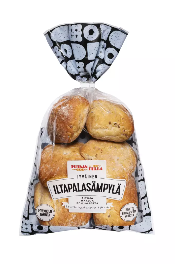 PUTAAN PULLA ILTAPALASÄMPYLÄ 6KPL/320G - Elintarvikkeet - 6411090041509 - 1