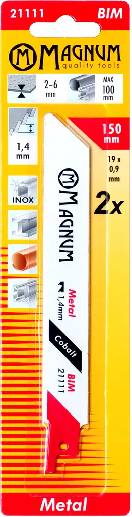 Puukkosahanterä 2kpl BIM 1,4/150mm - Puukko-ja pistosahanterät - 6418868211119 - 1