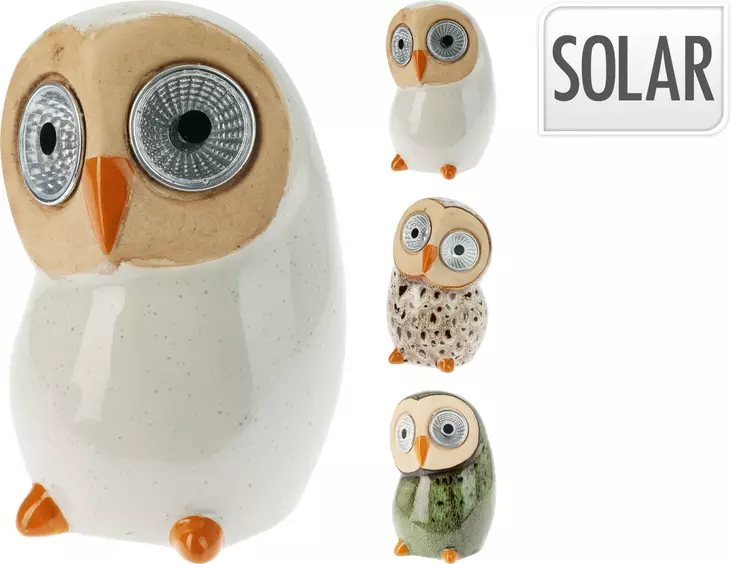 Puutarhapöllö solarsilmä - Pihakoristeet - 8721037008259 - 1