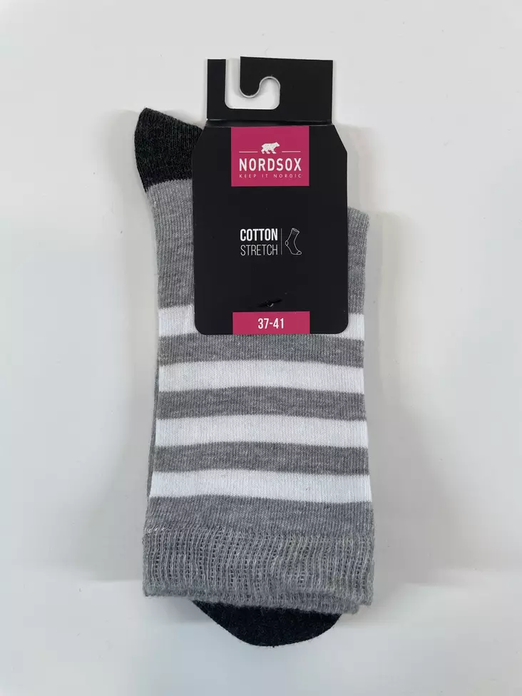 Nordsox puuvillasukat "kissat" 37-41 - Naisten sukat ja sukkahousut - 6438159952279 - 1