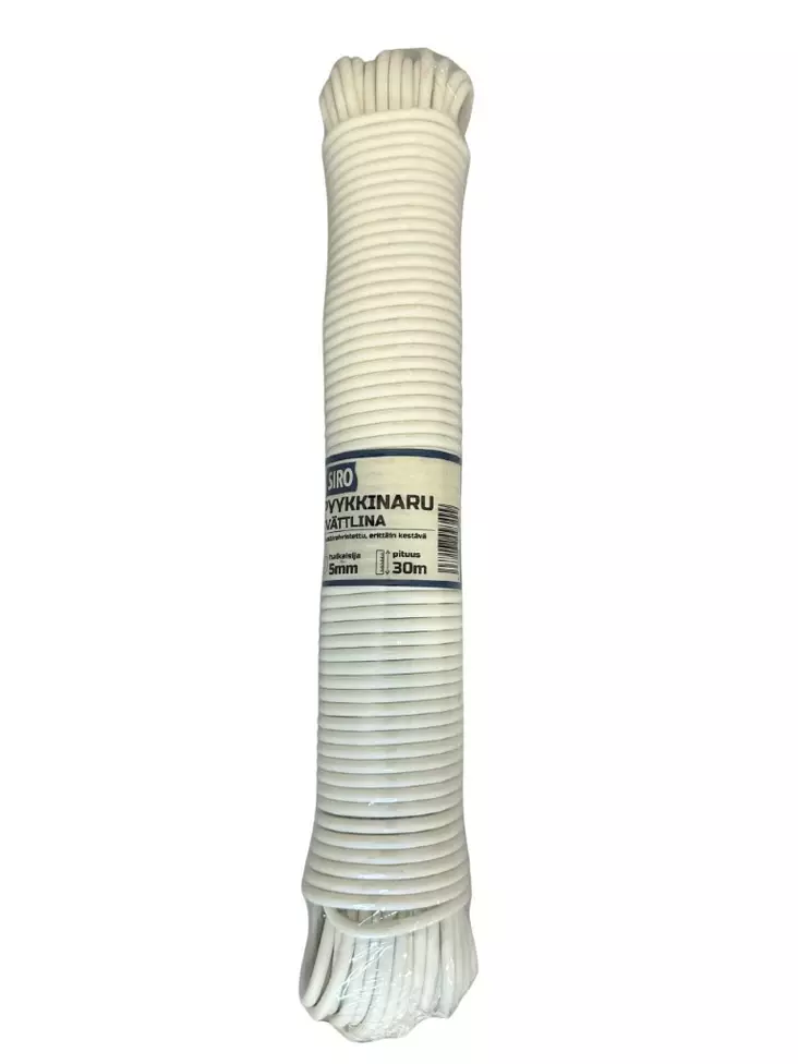 Pyykkinaru 5mm, 30m - Narut ja köydet - 6438168093499 - 1