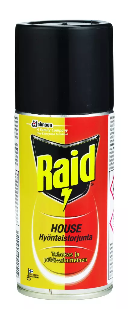 Raid house hyönteisaerosoli 150ml - Kodin tuholaiskarkoitteet - 6414400022519 - 1