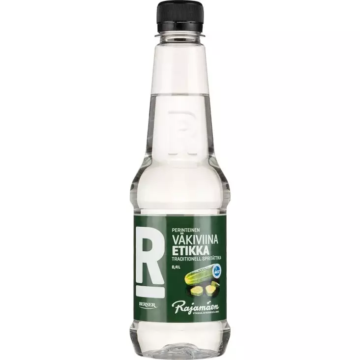 Rajamäen Väkiviinaetikka 0,4l - Ruokaöljyt, maustaminen ja makeutus - 6414504816939 - 1