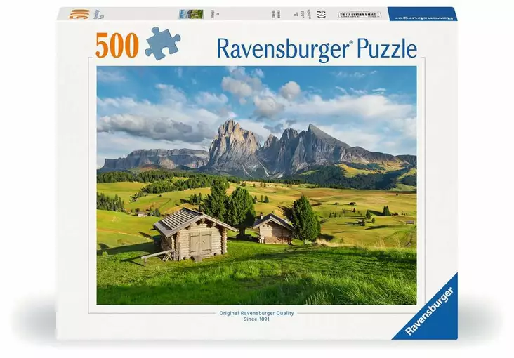 Ravensburger Palapeli Dolomite idyll 500 palaa - Palapelit ja pulmapelit - 4005555013839 - 1