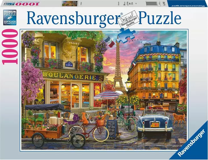 Ravensburger Palapeli Paris at Dawn 1000 palaa - Palapelit ja pulmapelit - 4005555008859 - 1