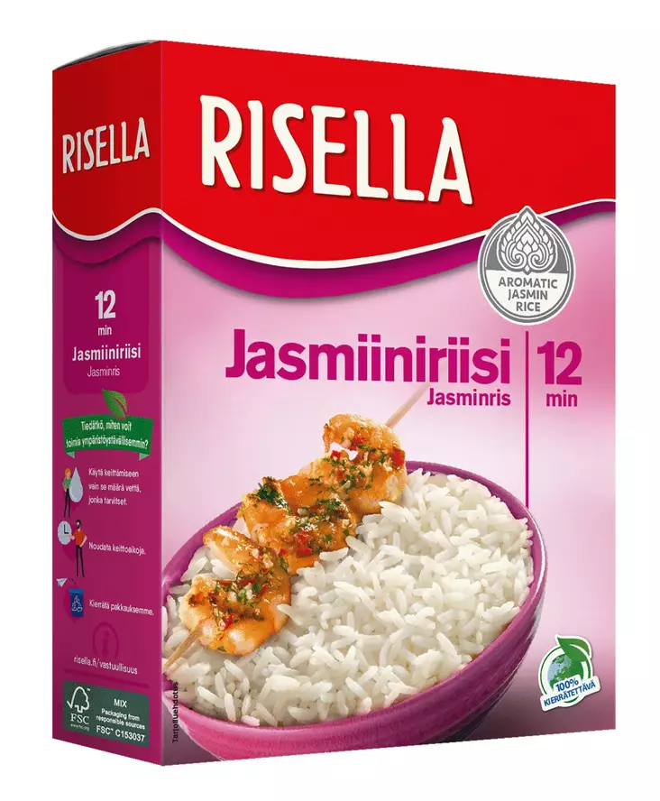 RISELLA JASMIINIRIISI 1KG - Pastat, riisit ja jauhot - 8410184027809 - 1