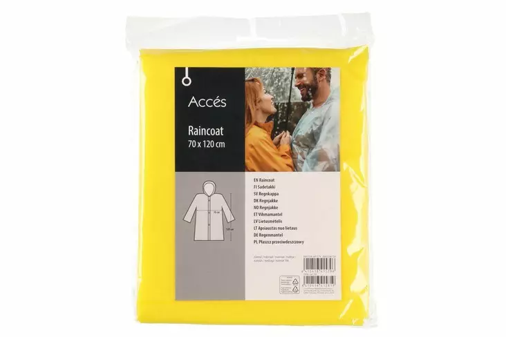 Sadetakki acces 70*120 keltainen - Naisten ulkoiluvaatteet - 6410416415819 - 1