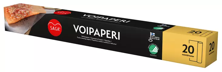 Saga Voipaperi 20mx37cm - Voi- ja leivinpaperit - 6418400065019 - 1