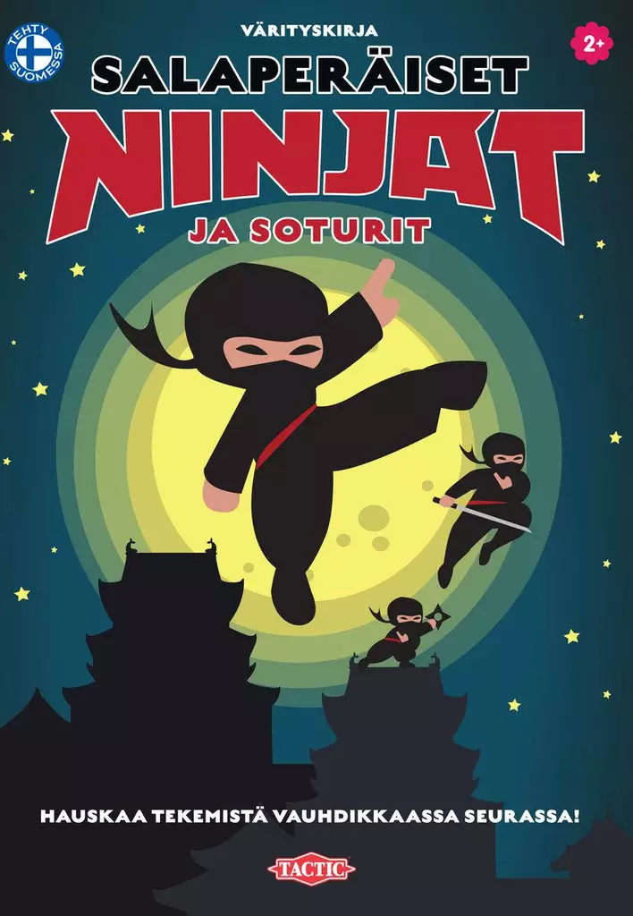 Salaperäiset ninjat värityskirja - Väritys- ja puuhakirjat - 6416739554969 - 1