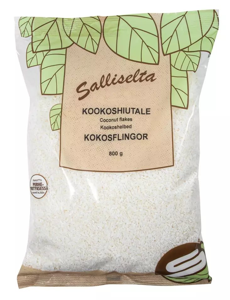 Sallinen kookoshiutale 800G - Muut leivontatuotteet - 6436501000739 - 1